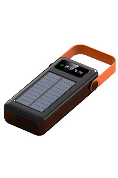 Borofone external battery with solar panel, 4xUSB-A and 3 in 1 cables, 30,000...