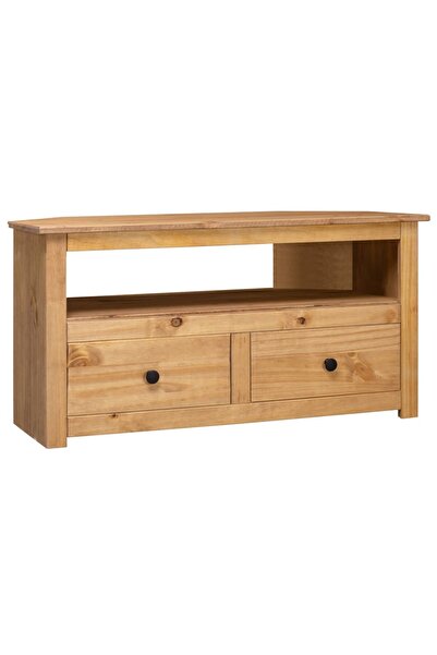 Concept Comodă TV de colț, 93x49x49 cm, lemn masiv de pin, gama Panama