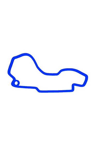 OEM Μπρελόκ, "formula 1 melbourne", 28x55 χιλ. μπλε