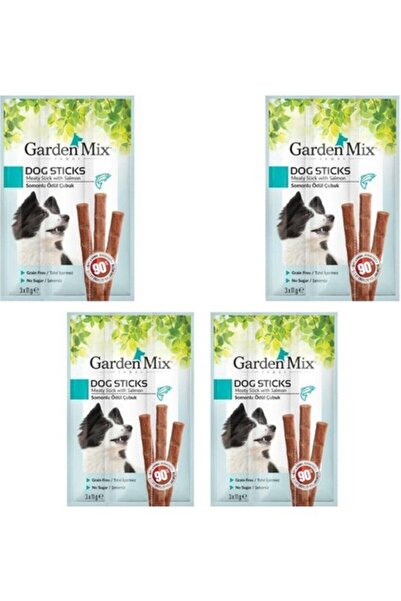 Gardenmix Garden Mix Somonlu Köpek Stick Ödül 3 x 11 gr x 4 Adet