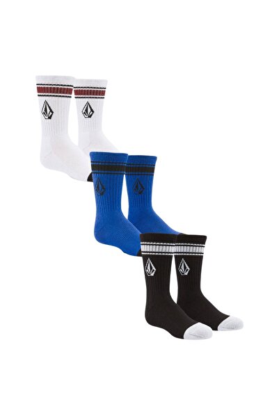 Volcom ΚΑΛΤΣΕΣ FULL STONE K ΣΕ ΠΑΚΕΤΑΣ ΤΩΝ 3 ΠΟΛΥΤΕΛΕΩΝ