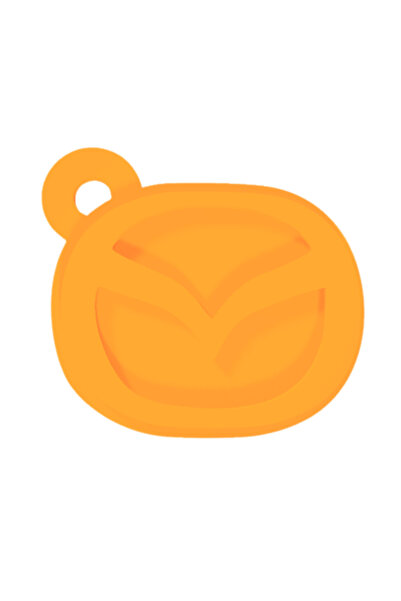 OEM Μπρελόκ,  "Mazda ", 36x 41 χιλ. πορτοκαλί