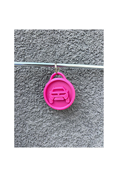 OEM Breloc chei, "DACIA DUSTER", 48X 41 mm mov deschis