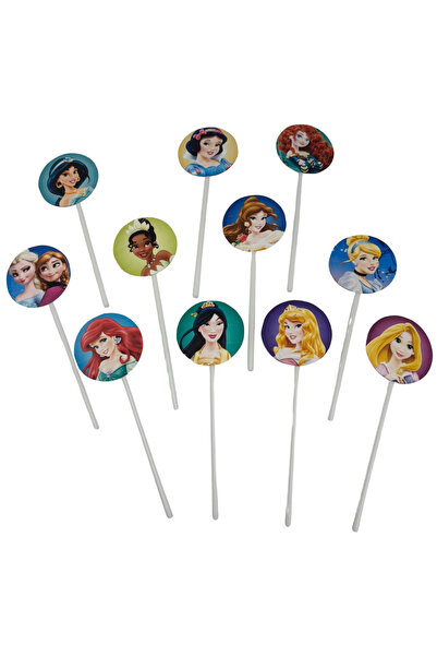 OEM Διακοσμητικό τούρτας, θέμα πριγκίπισσα, επέτειος - 11 τεμάχια