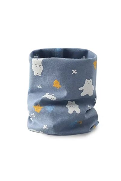 KERNOWSUN Eșarfă cu design de urs polar pentru copii