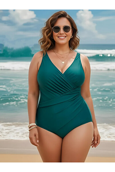 embody Women's modelling swimsuit, Green, Miami y9117