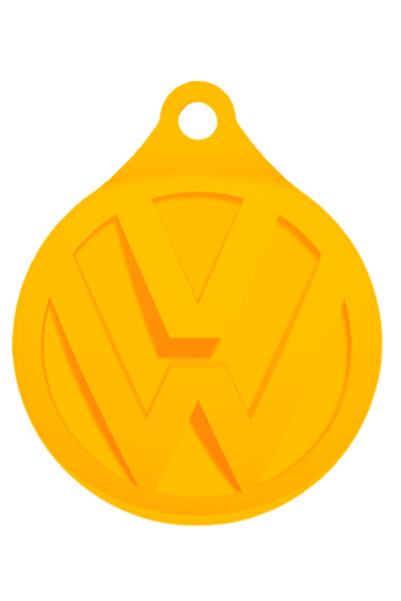 OEM Μπρελόκ,  "vw ", 60x 50 χιλ. κίτρινο