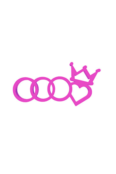 OEM Breloc chei, "AUDI", 41 X 80 mm mov deschis