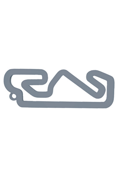 OEM Μπρελόκ, "FORMULA 1 MONTMELO", 22Χ60 χιλ. ασημί