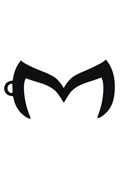 OEM Μπρελόκ, "MAZDA", 29Χ 55 χιλ. μαύρο