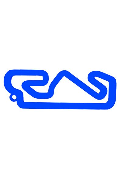 OEM Μπρελόκ, "FORMULA 1 MONTMELO", 22Χ 60 χιλ. μπλε