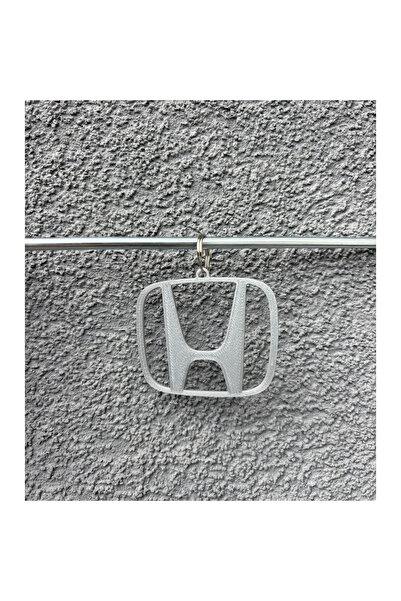 OEM Μπρελόκ,  "Honda ", 53x 60 χιλ. ασημί