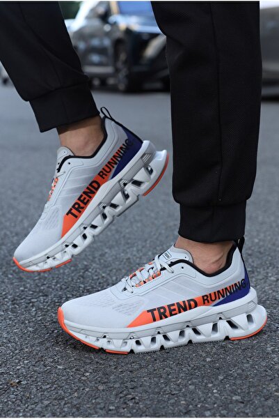 KMAN Men's sports sneakers made of Textile, Thick EVA foam sole, Modern desig...