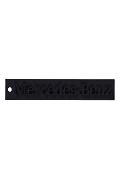OEM Μπρελόκ, "mercedes", 16x80 χιλ., μαύρο
