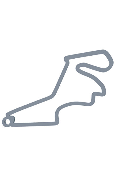 OEM Μπρελόκ, "formula 1 istanbul", 35x70 χιλ. ασημί