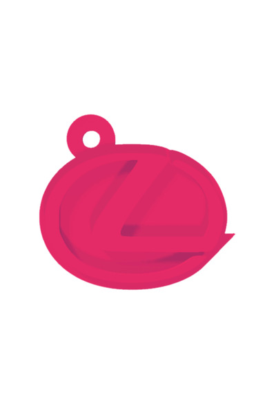 OEM Μπρελόκ,  "LEXUS ", 37Χ 41 χιλ. ροζ βατόμουρο