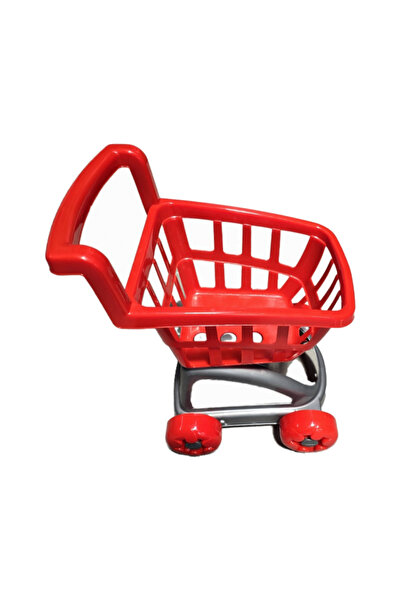 burak toys Red supermarket shopping trolley