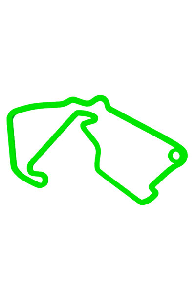 OEM Μπρελόκ,  "FORMULA 1 SILVERSTONE ", 31Χ50 χιλ. πράσινο