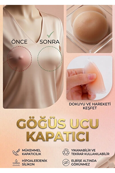 ROZELT Nipple Cover - Silicone Washable & Reusable