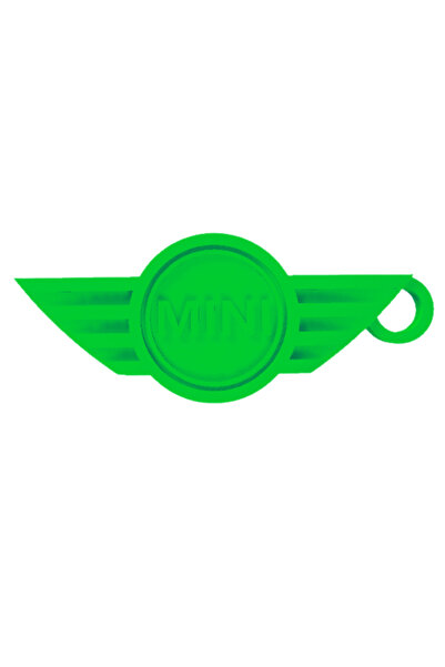 OEM Breloc chei, "MINI", 29X 73 mm verde