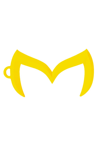 OEM Μπρελόκ, "MAZDA", 29Χ 55 χιλ. κίτρινο