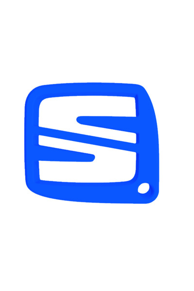 OEM Μπρελόκ, "seat", 35x 40 χιλ. μπλε