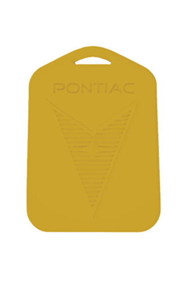 OEM Μπρελόκ, "PONTIAC", 50x36 χιλ. χρυσό