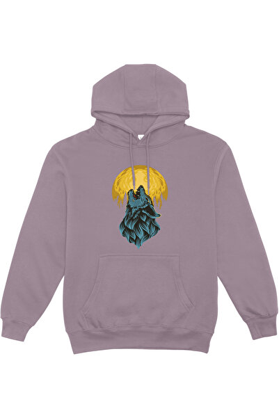 HoinarClothing Unisex 80% Cotton with wolf and moon