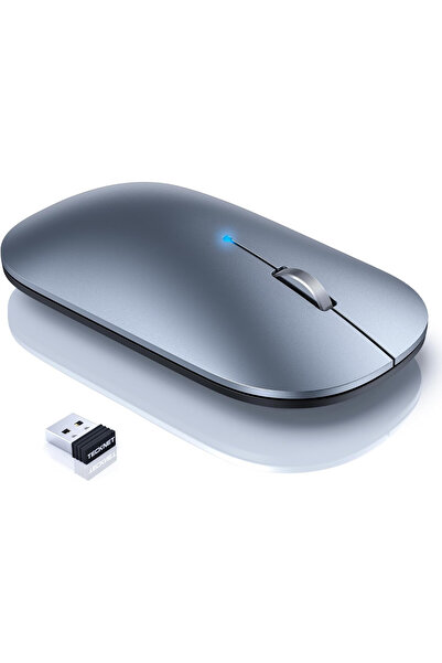 ewenta Mouse Wireless Ewenta®, Silent Click, 550mAh, BT 5.0 + 2.4G, USB-C, Co...