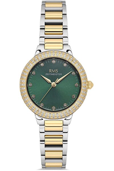 RMS Zeitmeister Rms.1.Ag2165.49 Stoned Design 5 Atm Water Resistant Crystal G...