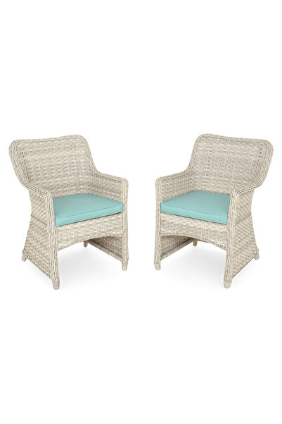 Maison Mex Set of 2 dining chairs for garden/terrace CALZADA L.57 l.65.5 H.83...