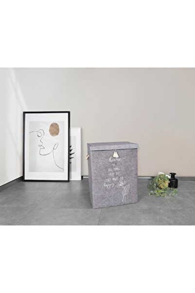 ALAS Multifunctional storage box with lid, 41 x 30 x 55 cm, Grey