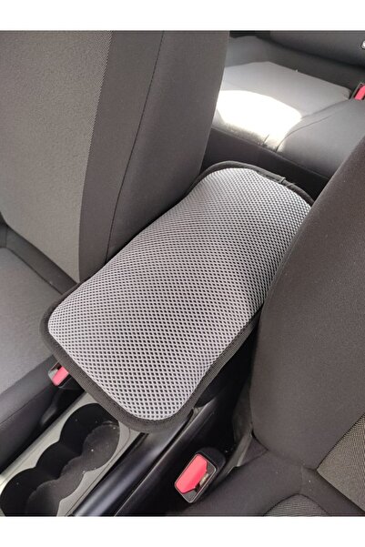 ottotekss FİAT EGEA Uyumlu Oto Kolçak Pedi File Kumaş 29x19 Cm Kaydırmaz Taba...