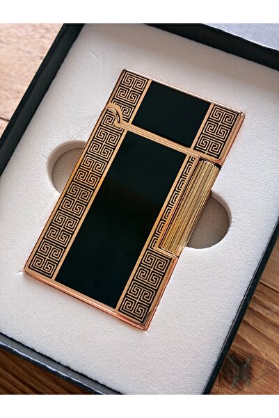 Silvio Monetti Silvio Monettli İnce Tasarım Klasik Çakmağı Yedek Taşları ve Ş...