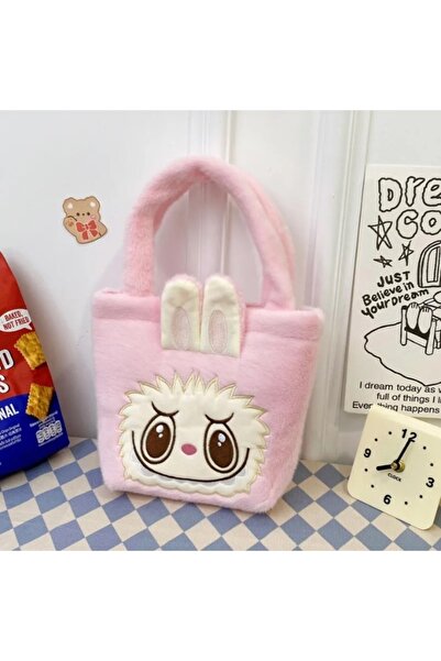 Generic Monster Inspired Plush Tote Bag for Women – Soft Shoulder Handbag