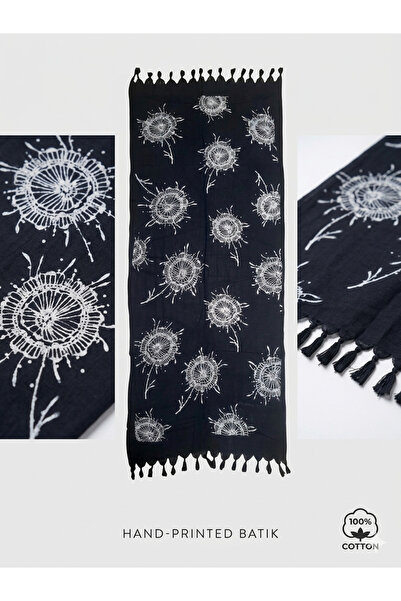 AURA CONCEPTS Bohem Stil Etnik Batik desenli Mistik El işçiliği Pamuklu Şal