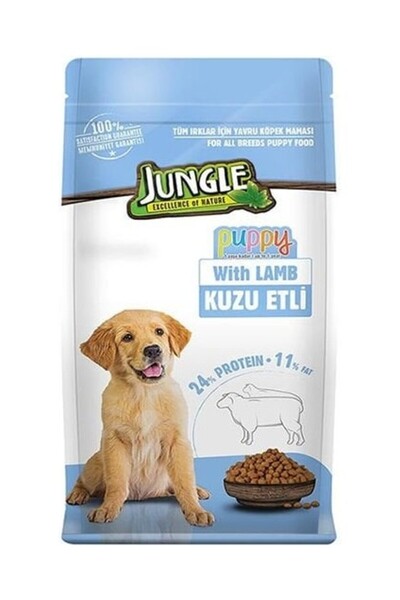 Jungle 15 kg Kuzu Etli Yavru Köpek Maması