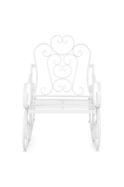 Maison Mex Garden/terrace rocking chair VIENNA L.96 l.62 H.102 white