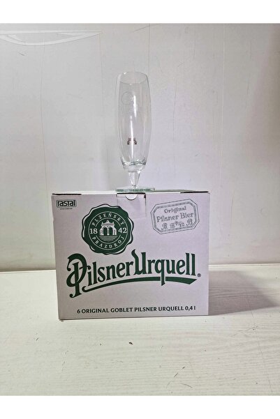 Kozel Set de 6 pahare de bere Pilsner Urquell 400 ml, Calică/Cană Pilsner, Pa...