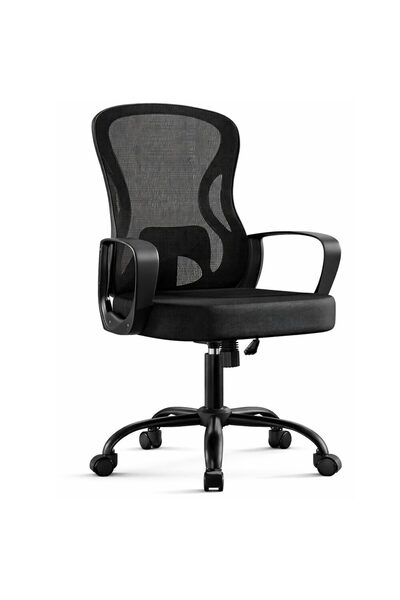 SONGMICS Ergonomic Office Chair, Mesh Back with Lumbar Support, Height Adjust...