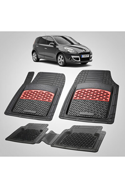 TEAMCAR Renault Scenic III 1 MPV Συμβατά Πατάκια Δαπέδου 2009-2012 |   Κόκκινο