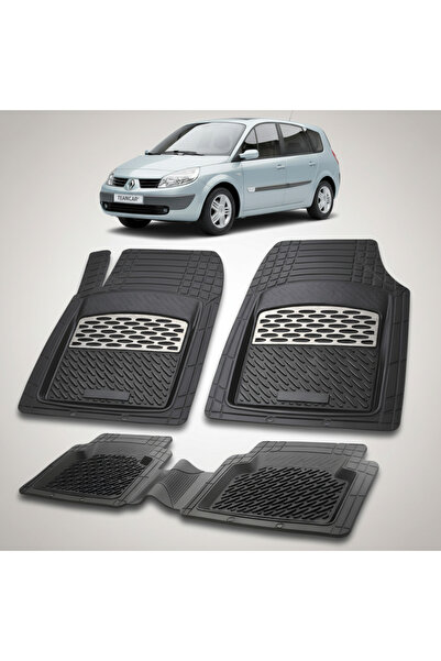 TEAMCAR Renault Scenic II 2 MPV Συμβατά Πατάκια Δαπέδου 2006-2009 |   Ασήμι