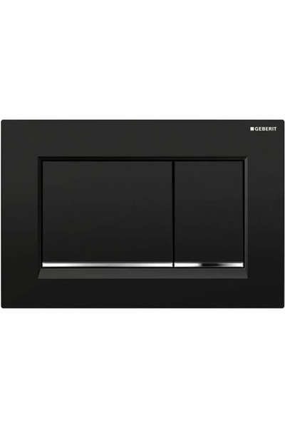 Geberit Clapeta de actionare Sigma30 negru mat lacuit crom lucios EasyToClean