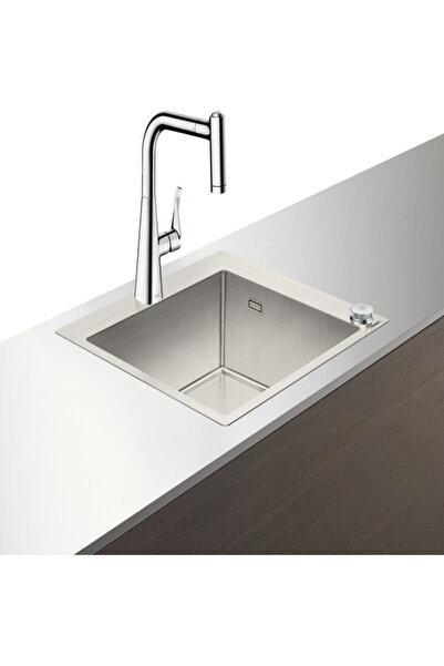 Hansgrohe Hansgrohe kitchen sink set, C71-F450-01, with Select faucet, stainl...