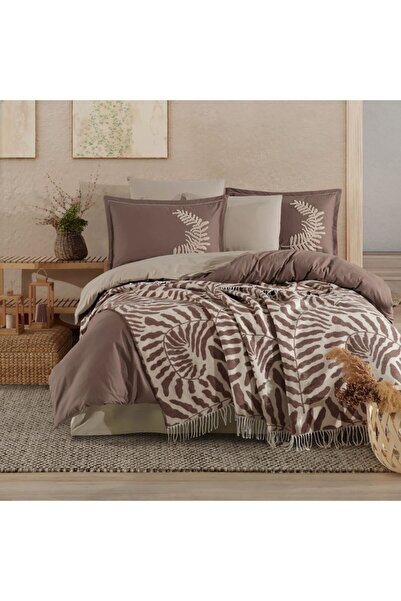 Clasy Bedding set with elegant blanket 7 pieces, Home Liora V2