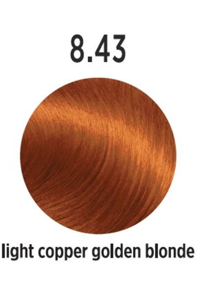 Element Vopsea de păr profesională blond auriu deschis cupru 8.43 - 100 ml