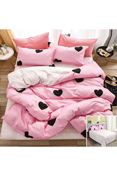 OEM Bed linen, 2 people, satin cotton, 4 pieces, with print, LSN4259