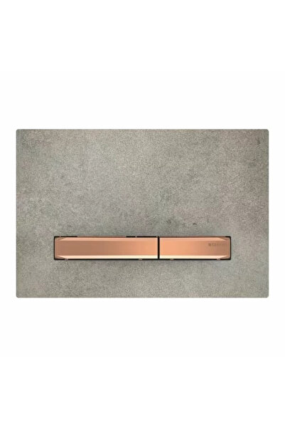 Geberit Clapeta de actionare Sigma50 aspect de beton/butoane rose gold