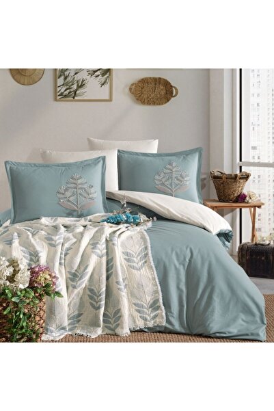 Clasy Σετ κλινοσκεπασμάτων μουσελίνας 7 τεμαχίων με παπλωματοθήκη, Home Lorev...