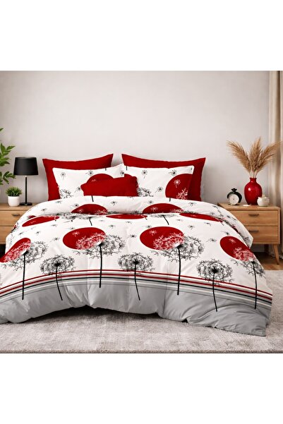 Pucioasa Finet elastic bed linen, 6 pieces, Circles and dandelions